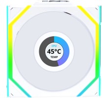 Кулер до корпусу Lian Li Uni Fan SL WIRELESS LCD Reverse, 120-1 (G99.12RSLLCD1W1W.00)