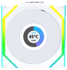 Кулер до корпусу Lian Li Uni Fan SL WIRELESS LCD Reverse, 120-1 (G99.12RSLLCD1W1W.00)