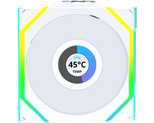 Кулер до корпусу Lian Li Uni Fan SL WIRELESS LCD Reverse, 120-1 (G99.12RSLLCD1W1W.00)