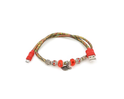 Дата кабель USB 2.0 AM to Micro 5P 0.5m 2.4A red iKAKU (YT-iK/PT-MR)
