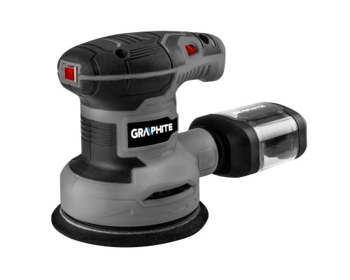Шліфувальна машина Graphite ексцентрикова 300W, 125мм, 7000-13000об/хв (59G348)