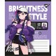 Зошит Yes Brightness style А5 48 аркушів лінія (767762)