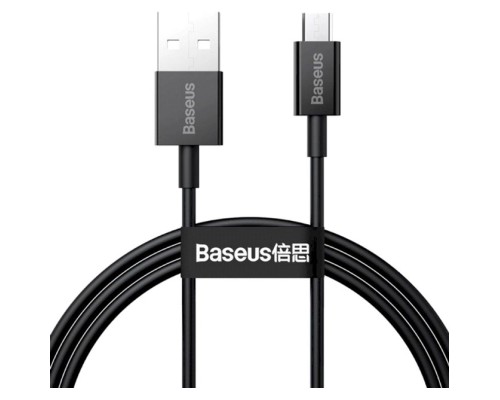 Дата кабель USB 2.0 AM to Micro 5P 1.0m 2A black Baseus (CAMYS-01)