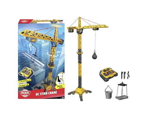 Спецтехніка Dickie Toys Кран Титан зі світловими ефектами на ДК 150 см (3729023)