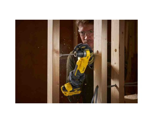 Дриль Stanley кутова FATMAX® V20, Li-lon 18V, 45 Нм, 0-600/1900 об/хв (без АКБ та ЗП) (SFMCD750B)