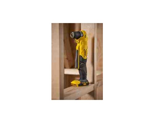 Дриль Stanley кутова FATMAX® V20, Li-lon 18V, 45 Нм, 0-600/1900 об/хв (без АКБ та ЗП) (SFMCD750B)