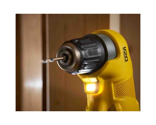 Дриль Stanley кутова FATMAX® V20, Li-lon 18V, 45 Нм, 0-600/1900 об/хв (без АКБ та ЗП) (SFMCD750B)