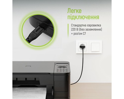 Кабель живлення C7 3m black ColorWay (CW-CBP086-BK)
