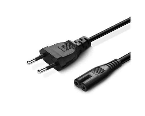 Кабель живлення C7 3m black ColorWay (CW-CBP086-BK)