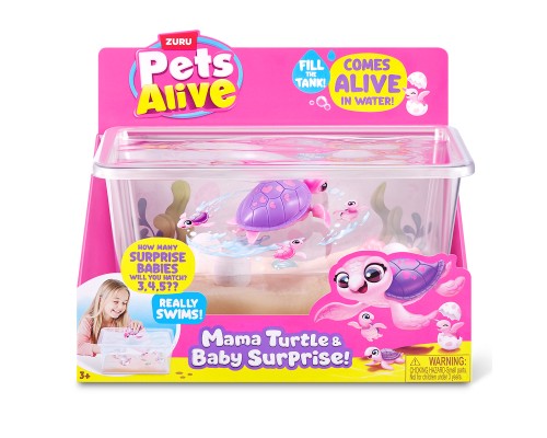 Інтерактивна іграшка Pets & Robo Alive Мама черепаха з сюрпризом (9560)