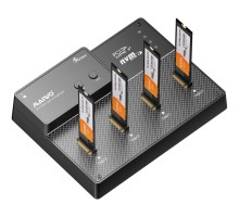 Док-станція для накопичувачів Maiwo 4*NVMe M.2 SSD Key M/B+M to USB4.0 USB-C 40Gbps (K3015P4)
