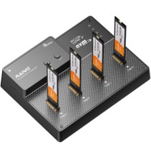 Док-станція для накопичувачів Maiwo 4*NVMe M.2 SSD Key M/B+M to USB4.0 USB-C 40Gbps (K3015P4)