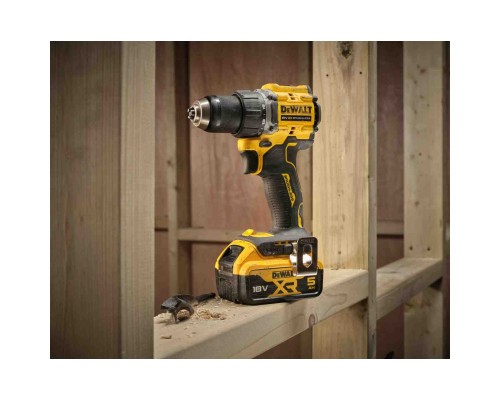 Шуруповерт DeWALT XR Li-Ion 18V, 2x5Ah, 74 Нм, 0-450/0-1650 об/хв, 1.12 кг, TSTAK (DCD794P2T)