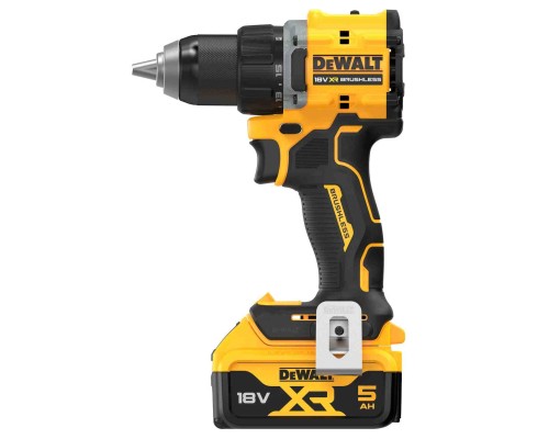 Шуруповерт DeWALT XR Li-Ion 18V, 2x5Ah, 74 Нм, 0-450/0-1650 об/хв, 1.12 кг, TSTAK (DCD794P2T)
