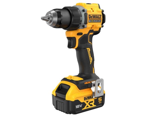 Шуруповерт DeWALT XR Li-Ion 18V, 2x5Ah, 74 Нм, 0-450/0-1650 об/хв, 1.12 кг, TSTAK (DCD794P2T)