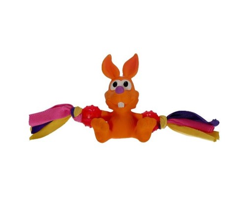Іграшка для собак MISOKO&CO Кролик різнокольоровий 5.5 см (BEITR00083)