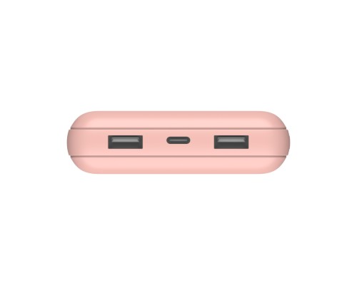 Батарея універсальна Belkin 20000mAh 15W, Dual USB-A, USB-C Rose Gold (BPB012BTRG)