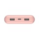 Батарея універсальна Belkin 20000mAh 15W, Dual USB-A, USB-C Rose Gold (BPB012BTRG)