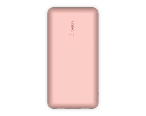 Батарея універсальна Belkin 20000mAh 15W, Dual USB-A, USB-C Rose Gold (BPB012BTRG)