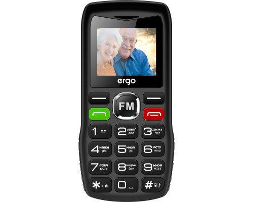 Мобільний телефон Ergo R182 Black