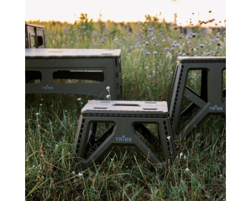 Стілець складаний Tribe Camp Chair Low пластиковий Olive (T-EF-0001-olive)
