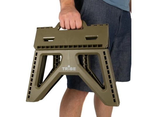 Стілець складаний Tribe Camp Chair Low пластиковий Olive (T-EF-0001-olive)
