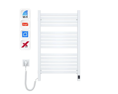 Сушарка для рушників Navin Авангард Х, 800х480, Wi-Fi, білий, лівобічна (12-172155-4880)