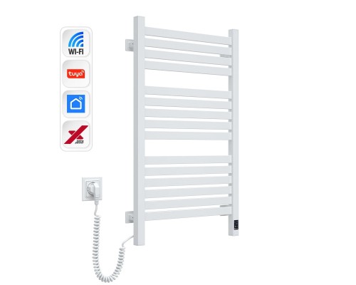 Сушарка для рушників Navin Авангард Х, 800х480, Wi-Fi, білий, лівобічна (12-172155-4880)