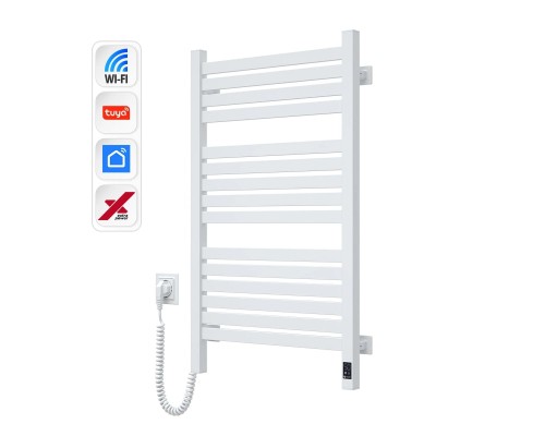 Сушарка для рушників Navin Авангард Х, 800х480, Wi-Fi, білий, лівобічна (12-172155-4880)