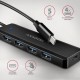 Концентратор AXAGON USB-C to 4xUSB 3.0 black (HUE-C1C)