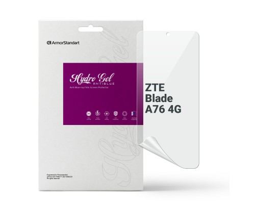 Плівка захисна Armorstandart hydrogel Anti-Blue ZTE Blade A76 4G (ARM87517)