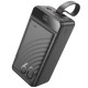 Батарея універсальна HOCO 60000mAh Element PD/20W, QC/22.5W, LED Lamp, Black (J123C / 714736)