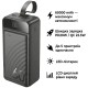 Батарея універсальна HOCO 60000mAh Element PD/20W, QC/22.5W, LED Lamp, Black (J123C / 714736)