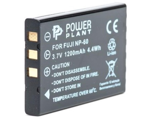 Акумулятор до фото/відео PowerPlant Fuji NP-60, SB-L1037, SB-1137, D-Li12, NP-30, KLIC-5000, LI- (DV00DV1047) 