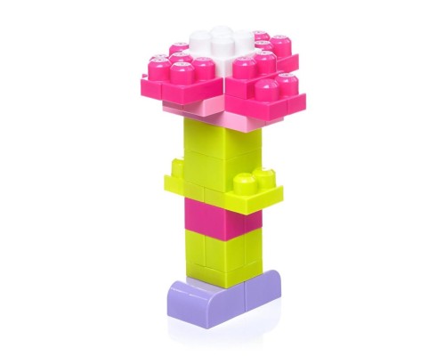 Конструктор Mega Bloks рожевий у мішку 60 деталей (DCH54) Конструктор Mega Bloks рожевий у мішку 60 деталей (DCH54)