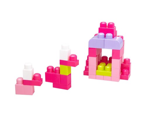 Конструктор Mega Bloks рожевий у мішку 60 деталей (DCH54) Конструктор Mega Bloks рожевий у мішку 60 деталей (DCH54)