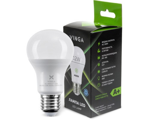 Лампочка Vinga VL-A60E27-124L