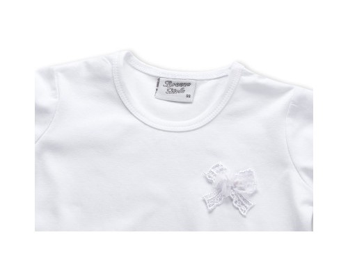 Плаття дитяче Breeze зі спідницею в смужку (8753-86G-white)