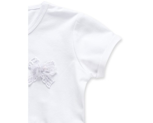 Плаття дитяче Breeze зі спідницею в смужку (8753-86G-white)