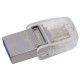 USB флеш накопичувач Kingston 128GB DataTraveler microDuo 3C USB 3.0/Type C (DTDUO3C/128GB)