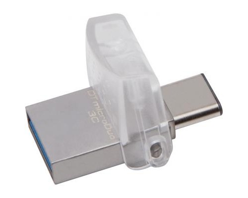 USB флеш накопичувач Kingston 128GB DataTraveler microDuo 3C USB 3.0/Type C (DTDUO3C/128GB)