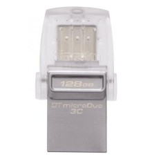 USB флеш накопичувач Kingston 128GB DataTraveler microDuo 3C USB 3.0/Type C (DTDUO3C/128GB)