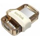 USB флеш накопичувач SanDisk 32GB Ultra Dual Drive m3.0 White-Gold USB 3.0/OTG (SDDD3-032G-G46GW)