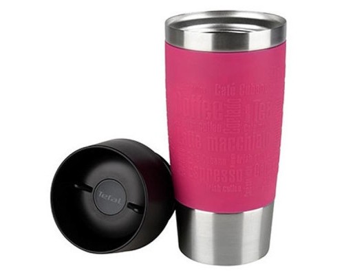 Термокружка Tefal TRAVEL MUG 0.36L raspb/silver (K3087114)