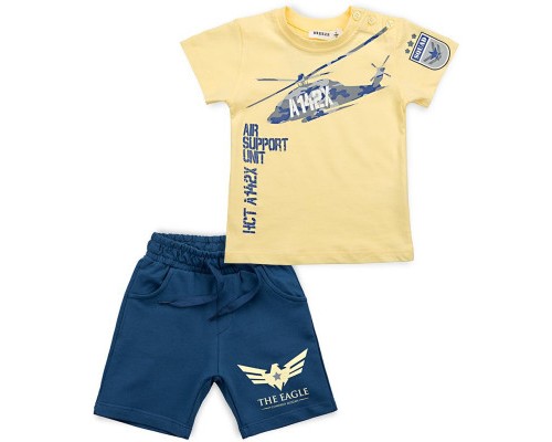 Набір дитячого одягу Breeze з геліоптером (10962-74B-yellow)