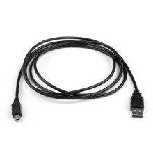 Дата кабель USB 2.0 AM to Mini 5P 1.8 m Vinga (VCPDCAMMIM1.8BK)