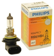 Автолампа Philips HB4 Vision, 3200K, 1шт (9006PRC1)