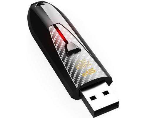 USB флеш накопичувач Silicon Power 256GB Blaze B25 Black USB 3.0 (SP256GBUF3B25V1K) 