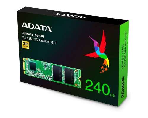 Накопичувач SSD M.2 2280 240GB ADATA (ASU650NS38-240GT-C)