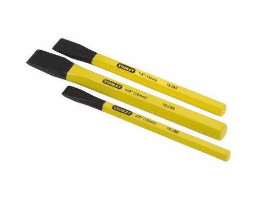 Зубило Stanley 10мм,13мм,16мм, 3 шт. (4-18-298)